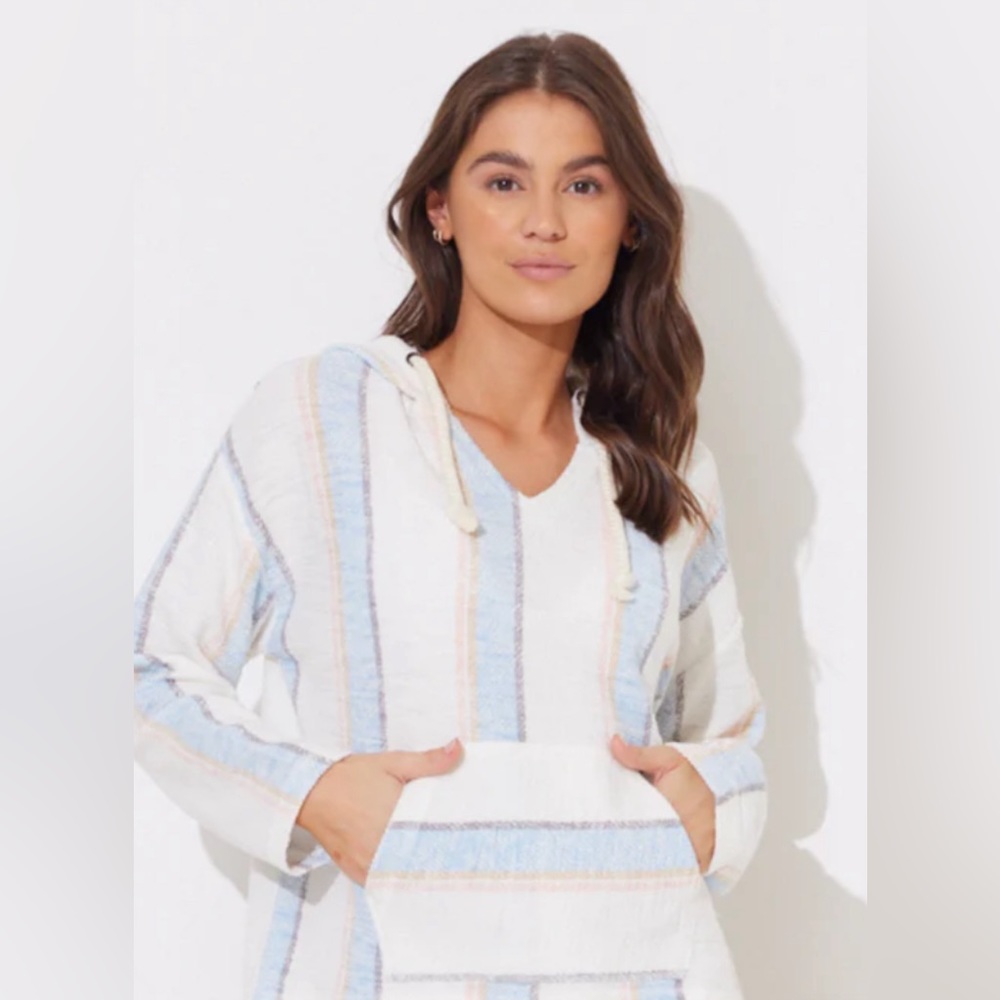 Ocean drive hoodie/beach cover up